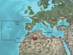 Morze Śródziemne mapa morska