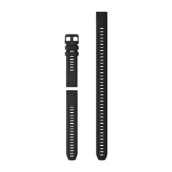 Silikonowy pasek Garmin QuickFit 20 mm (Zestaw nurkowy - 3 sztuki) - czarny [010-13028-00]