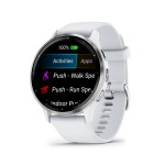 Garmin Venu 3 Srebrna ramka z paskiem w kolorze whitestone [010-02784-00]