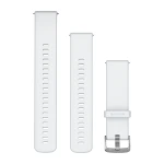 Silikonowy pasek Quick Release 22mm - Mleczny kwarc [010-13256-20]