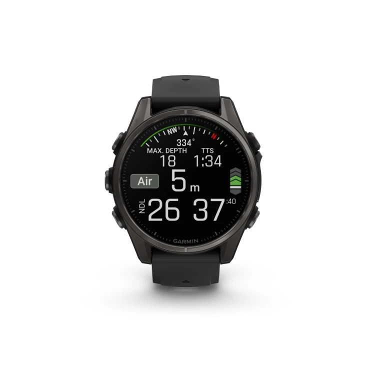 Fenix8_43_HR_Carbon_Black_Front_0003_fenix8_dive_metric.webp