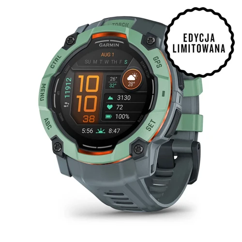 Instinct 3 to wytrzymały smartwatch GPS, który został zaprojektowany z myślą o sprostaniu każdemu wyzwaniu.
