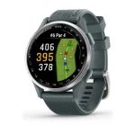 Garmin Approach S44 Srebrny z paskiem w kolorze Twilight [010-03009-01]