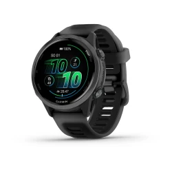 Garmin Forerunner 570 -  42mm - Aluminiowy w kolorze Slate Grey z półprzezroczystym paskiem w kolorze Black/Black [010-02970-00]