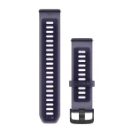 Silikonowy pasek Garmin Quick Release 22mm - Półprzeźroczysty w kolorze Imperial purple/Indygo z zapięciem slate [010-11251-AV]