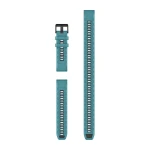 Silikonowy pasek Garmin QuickFit 22 mm (Zestaw nurkowy - 3 sztuki) - kolor Turquoise [010-14412-01]