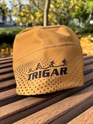 Czapka treningowa TRIGAR – idealna na jesień i zimę - musztardowa