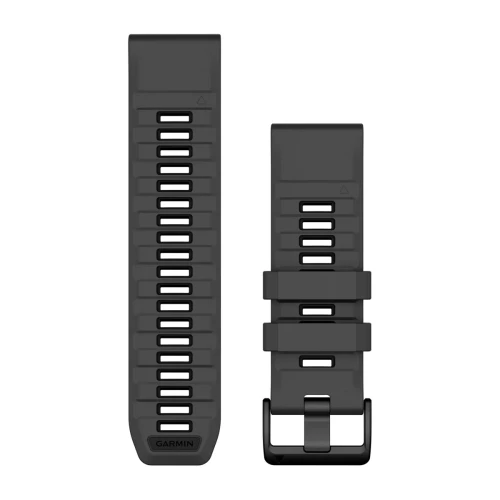 Silikonowy pasek z zapięciem o szerokości 26 mm i szybkim systemem mocowania Garmin QuickFit.