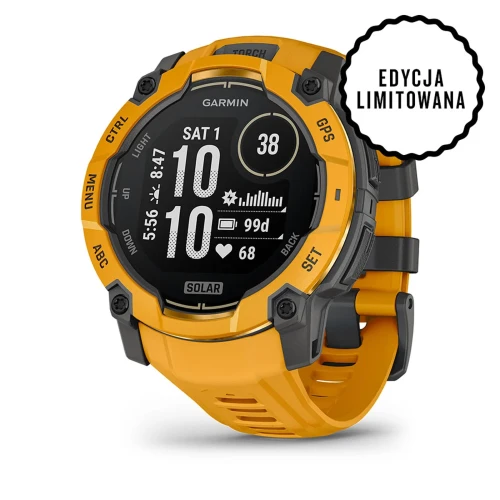Instinct 3 to wytrzymały smartwatch GPS, który został zaprojektowany z myślą o sprostaniu każdemu wyzwaniu.