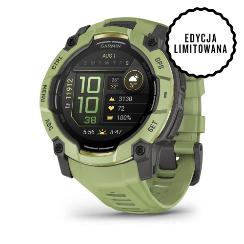 Instinct 3 to wytrzymały smartwatch GPS, który został zaprojektowany z myślą o sprostaniu każdemu wyzwaniu.