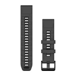 Silikonowy pasek z zapięciem o szerokości 22 mm i szybkim systemem mocowania Garmin QuickFit.