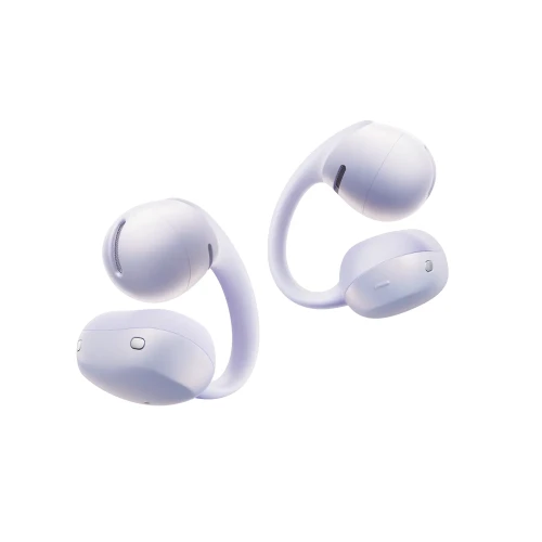 Shokz OpenDots Air to ultralekkie słuchawki z klipsem o otwartej budowie.
