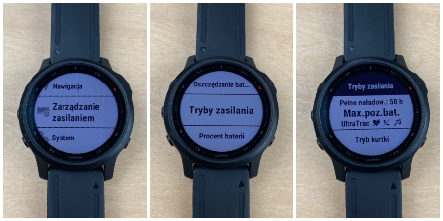 garmin fenix venu zasilanie