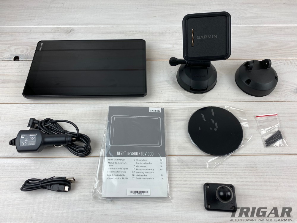 Garmin Dezl LGV 1000 - zawartość