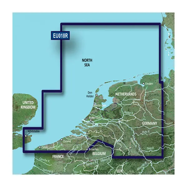Mapa morska Garmin Holandia Belgia Benelux