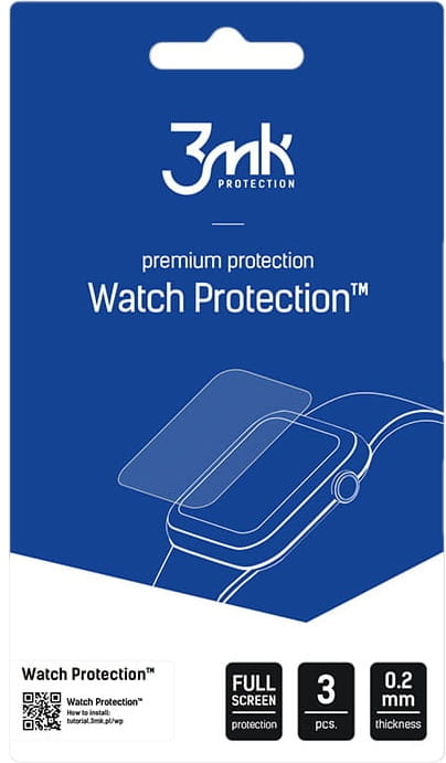 Szkło ochronne na ekran Garmin Quatix 7 - 3mk Watch Protection (3 szt)
