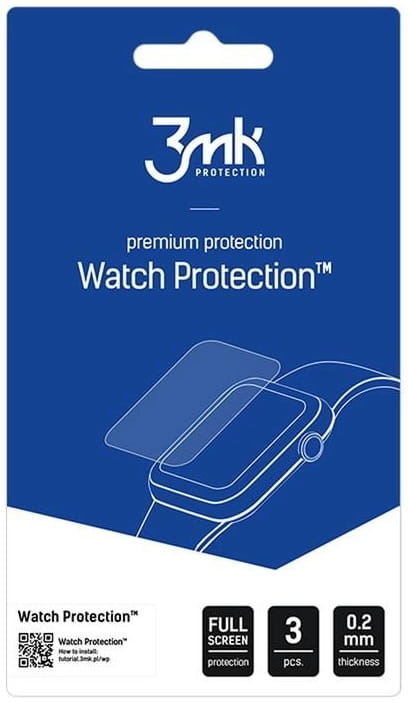 Szkło ochronne na ekran Garmin Fenix 8 51mm Solar - 3mk Watch Protection (3 szt)