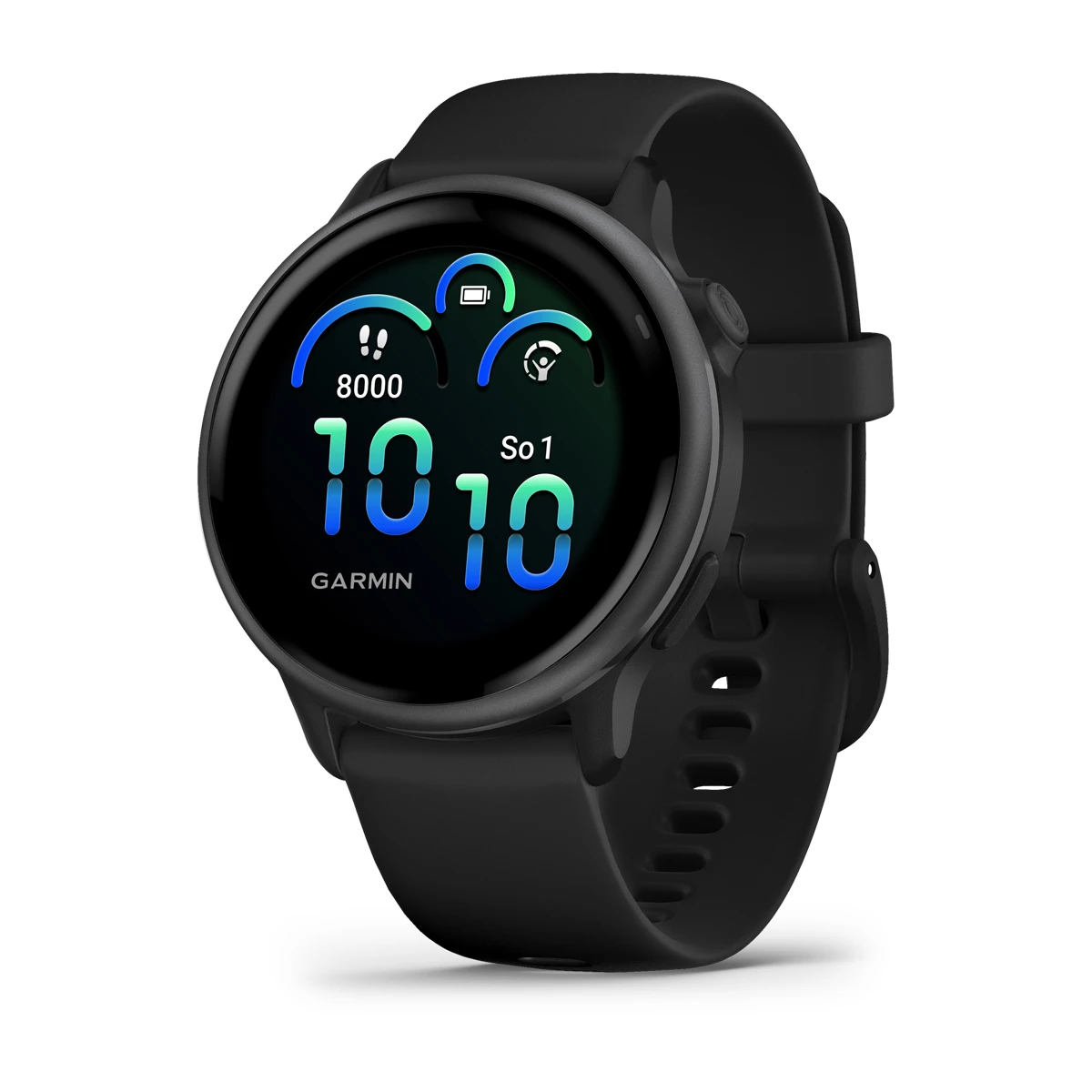 Garmin Vivoactive 6 to nowoczesny smartwatch wyposażony w ekran AMOLED w rozmiarze 1,2" oraz działający na baterii do 11 dni.
