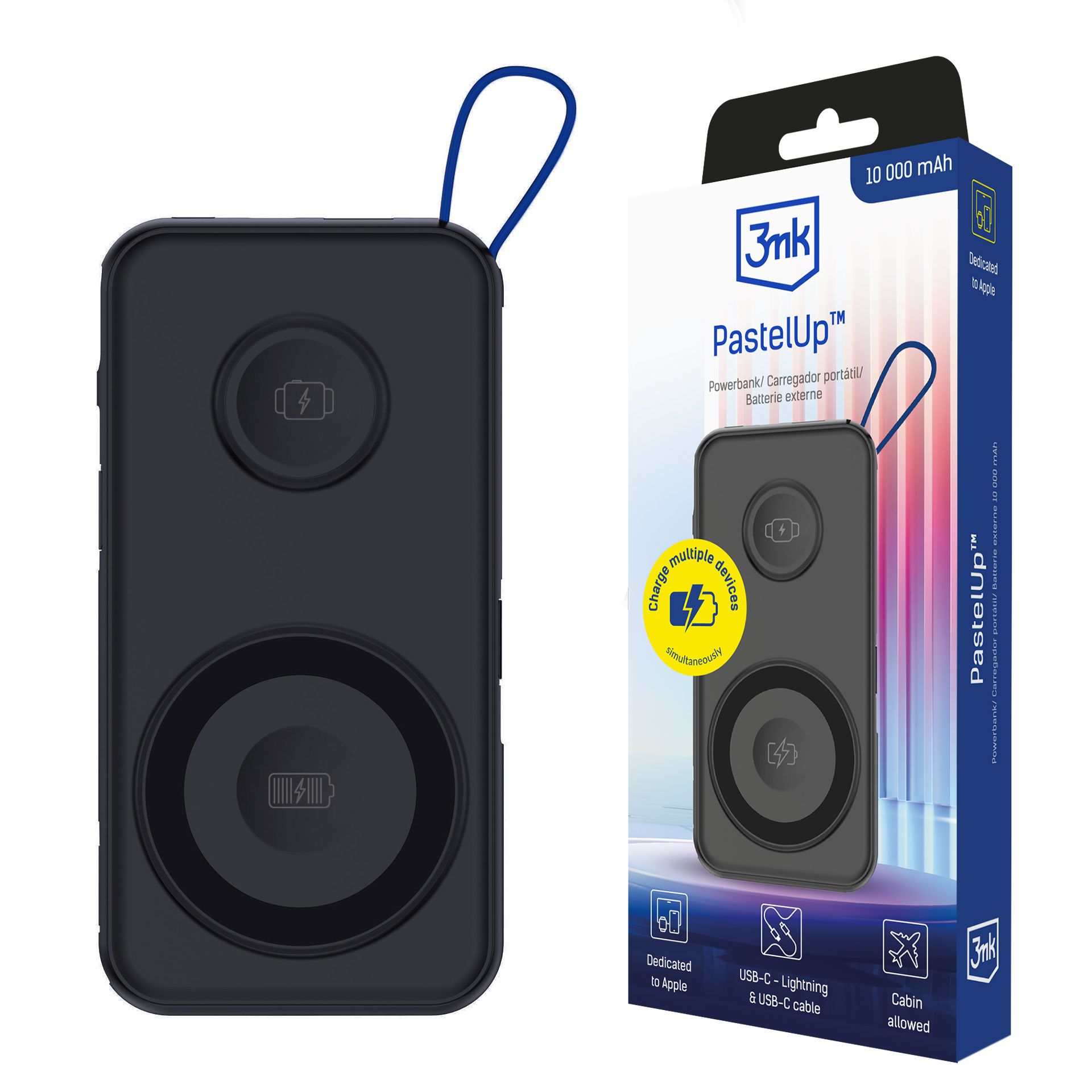 Powerbank z nowoczesnymi ogniwami z większą zawartością niklu oferuje wyjątkową pojemność. Oznacza to więcej energii, dłuższe cykle ładowania i większą niezależność.